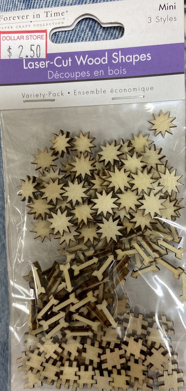 MultiCraft: Mini Medley1 Laser-Cut Wood Shapes