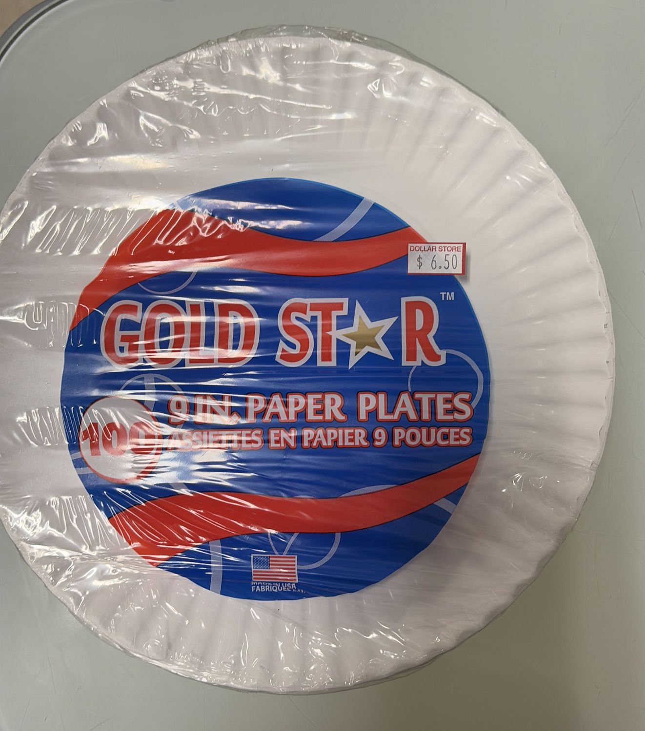 100 goldstar paperplates