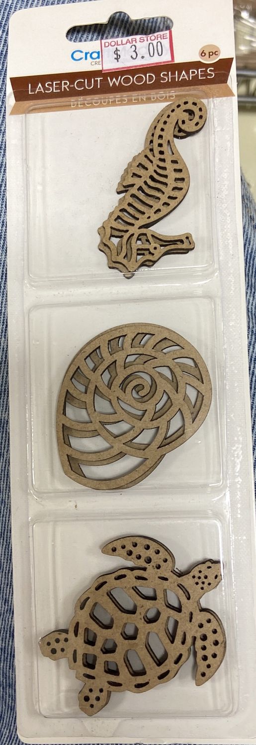 MultiCraft: Seaside Laser-Cut Wood Shapes