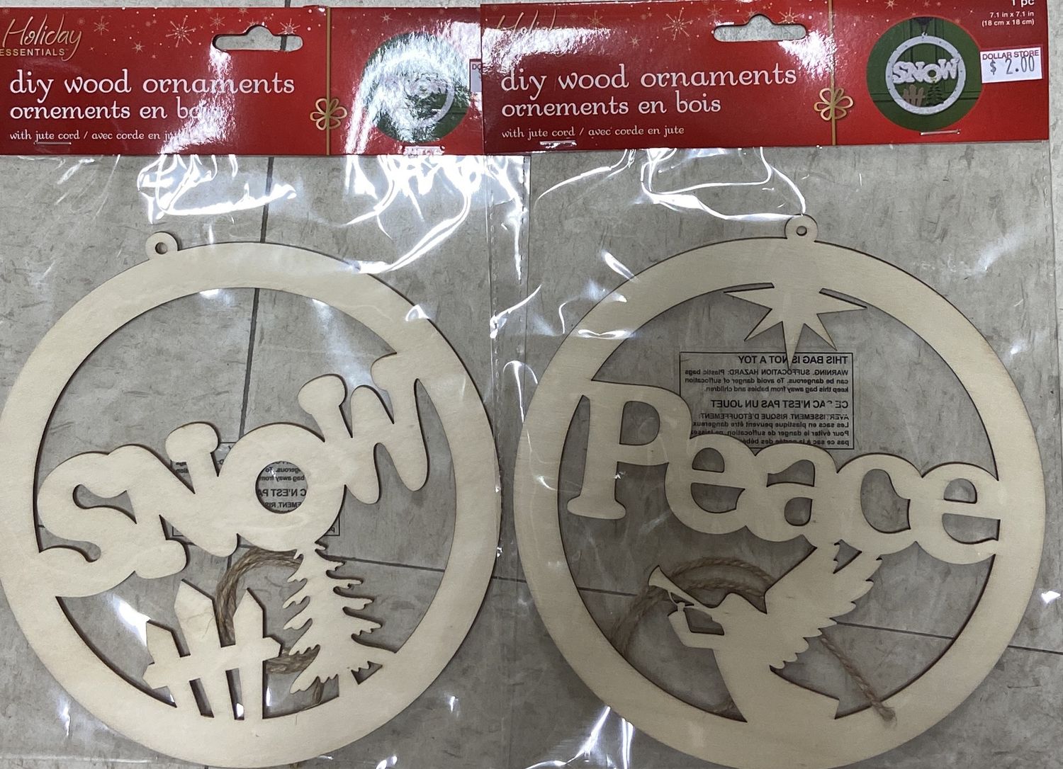 Holiday Essentials: Large DIY Wood Ornament