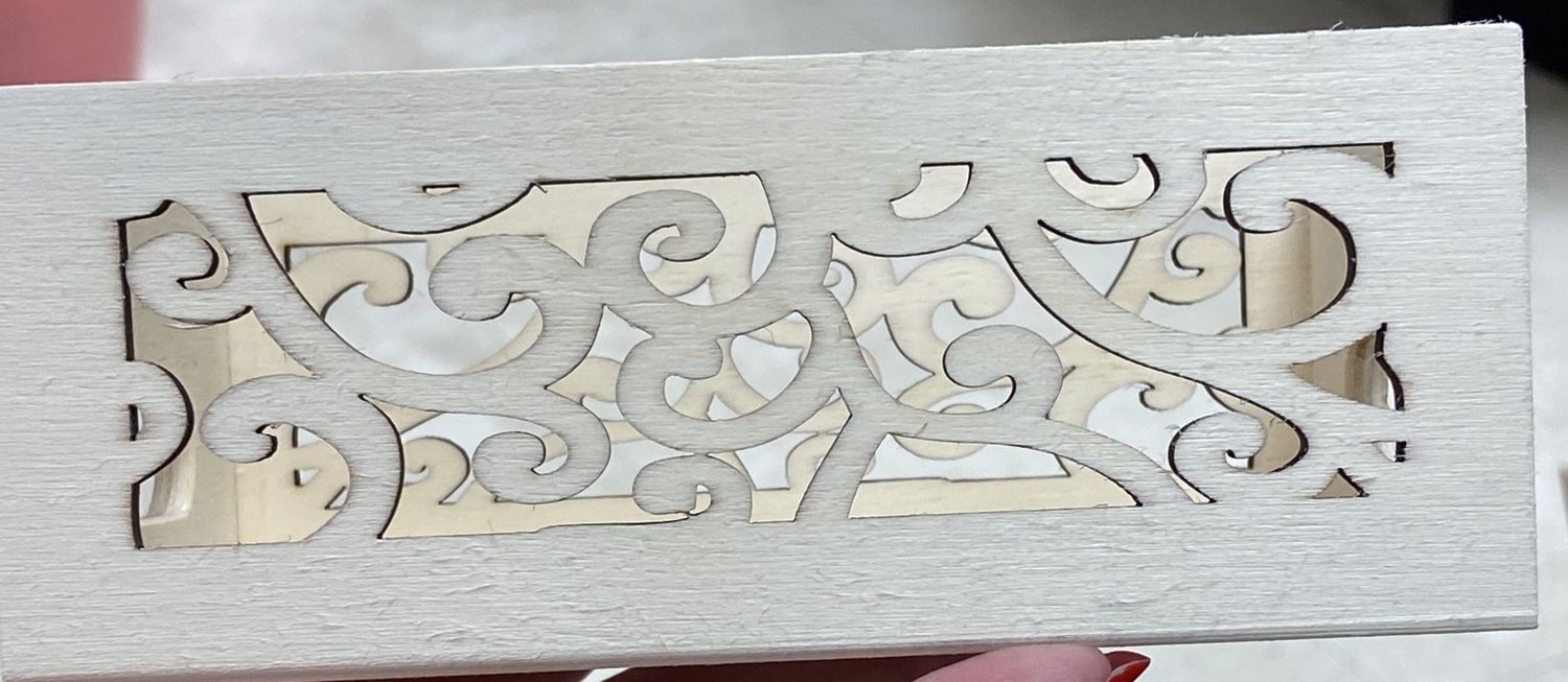 MultiCraft: Wooden Tray with Swirl Designs