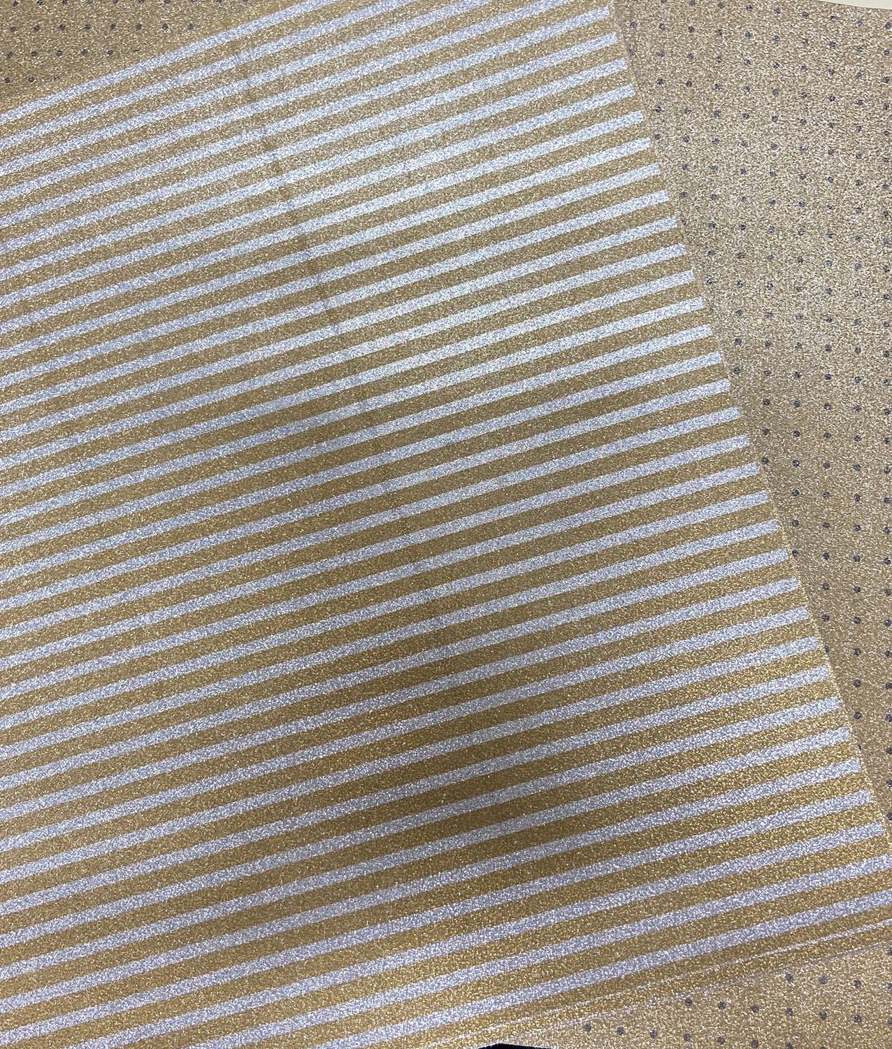 MultiCraft: Printed Glittery Gold Cardstock