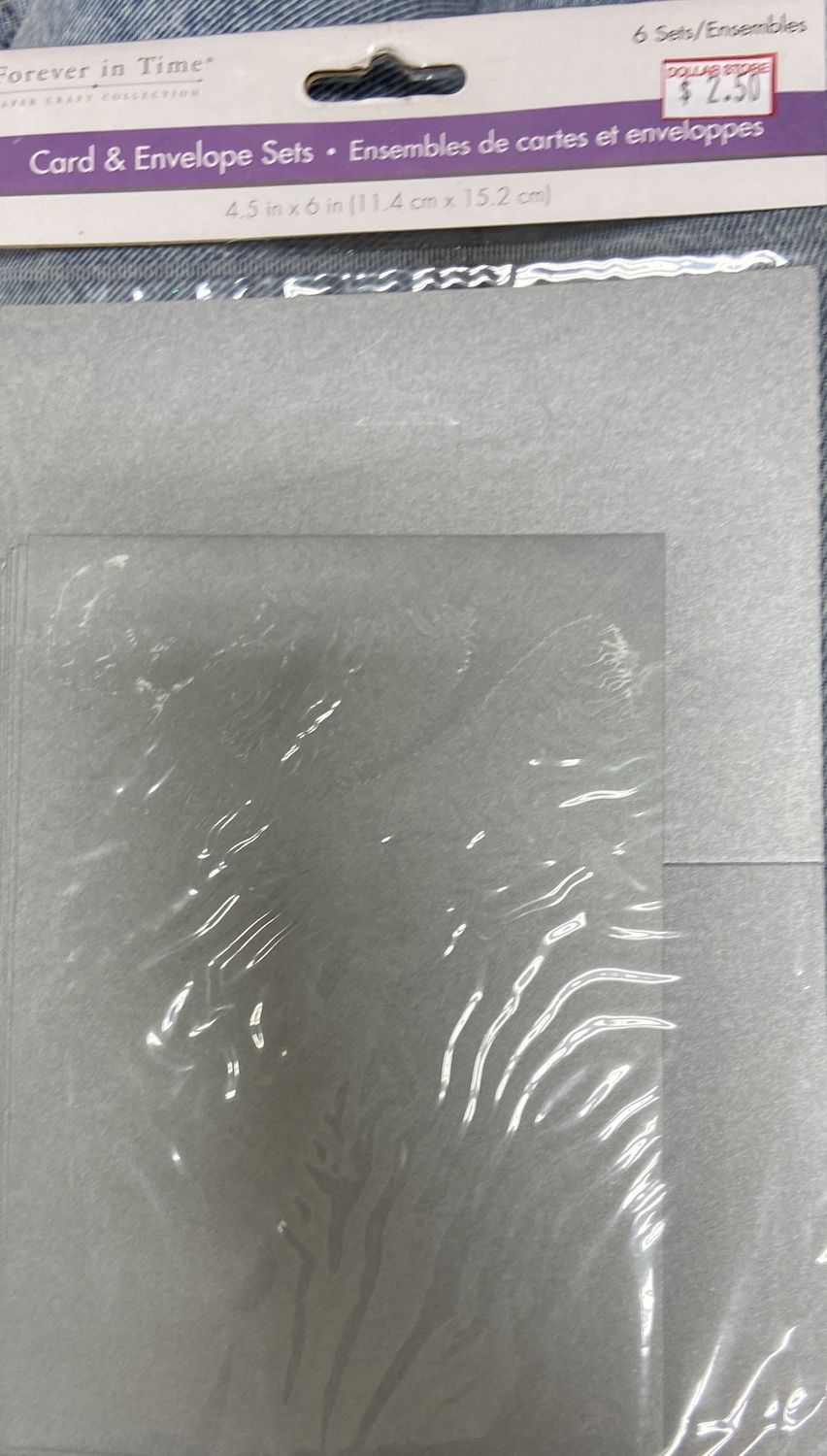 MultiCraft: Silver Card &amp; Envelope Sets