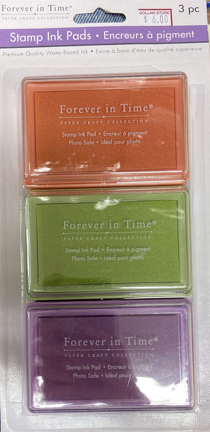 MultiCraft: 3pk Asst. Color Stamp Ink Pads