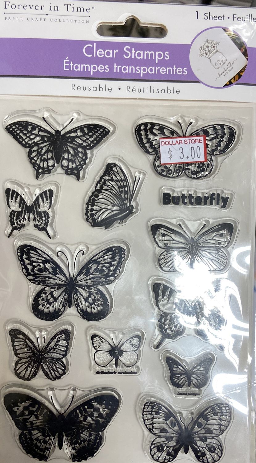 MultiCraft: Butterfly Medley Clear Stamps