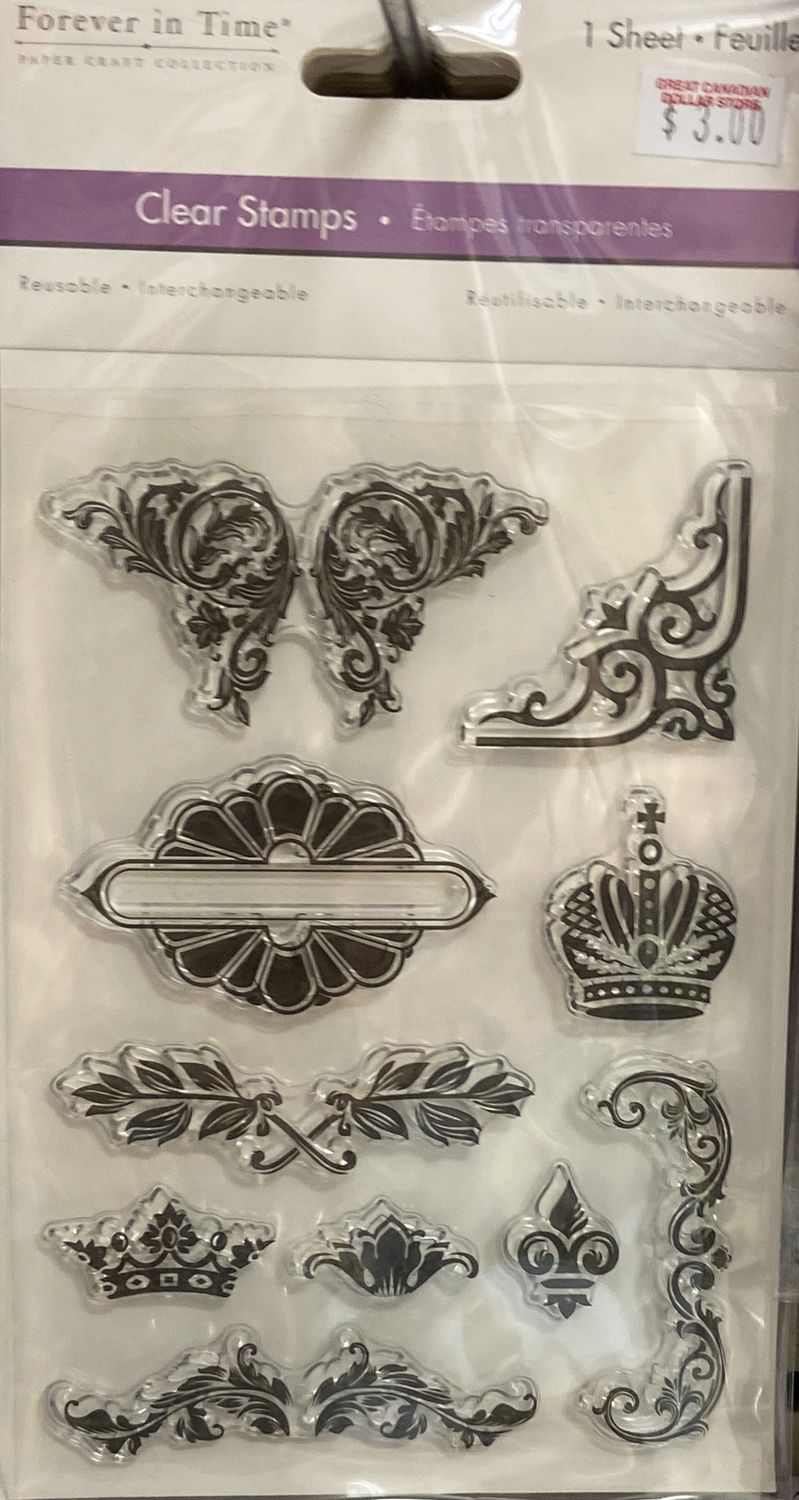MultiCraft: Noble Floral Clear Stamps