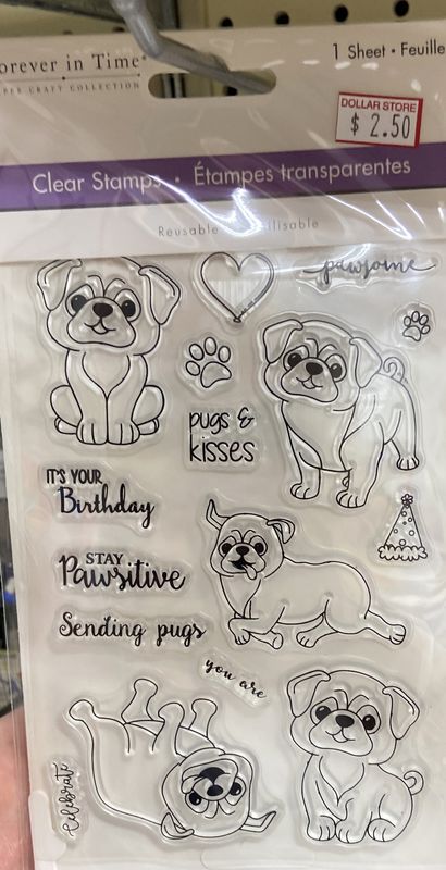 MultiCraft: Pugs &amp; Kisses Clear Stamps