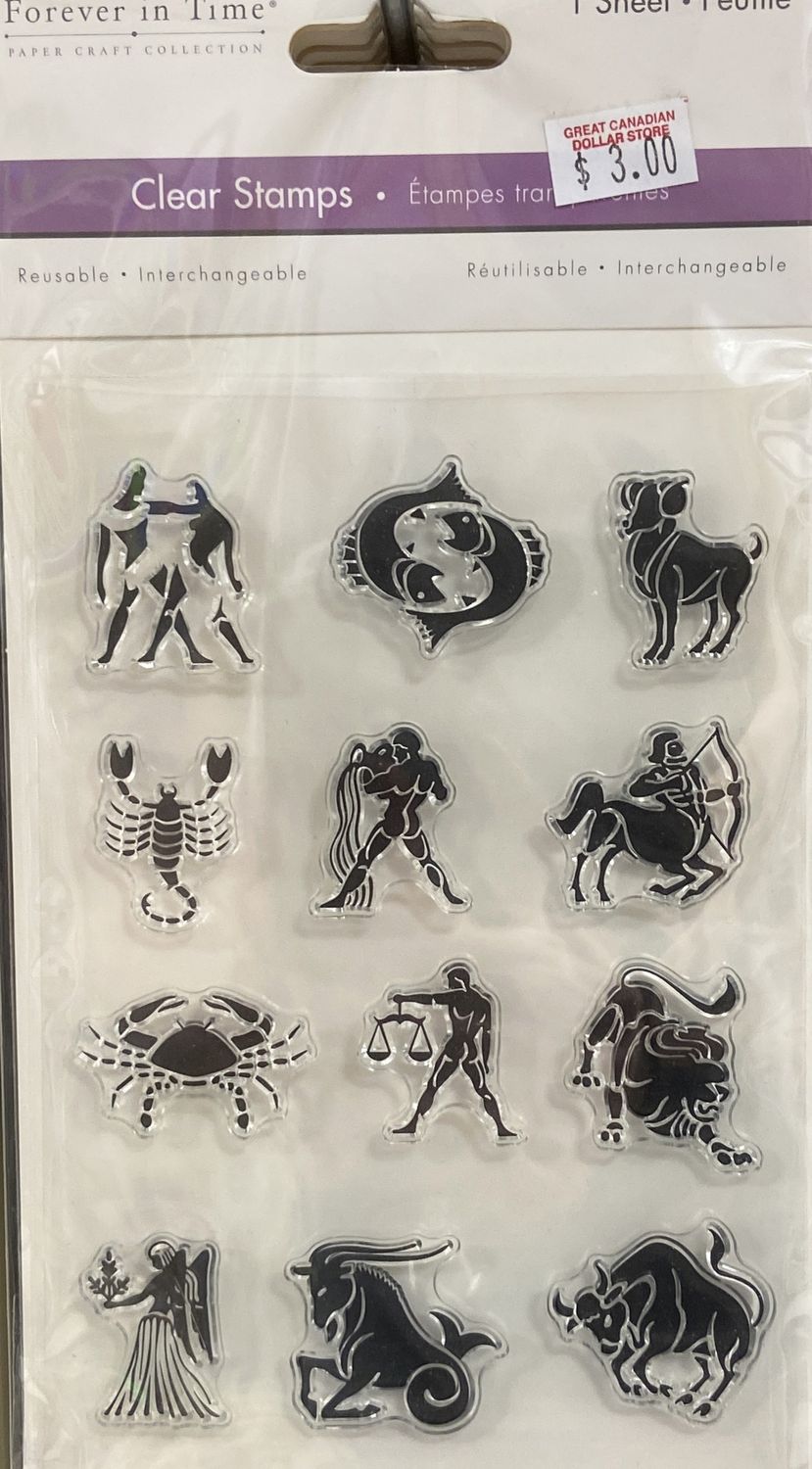 MultiCraft: Horoscope Clear Stamps