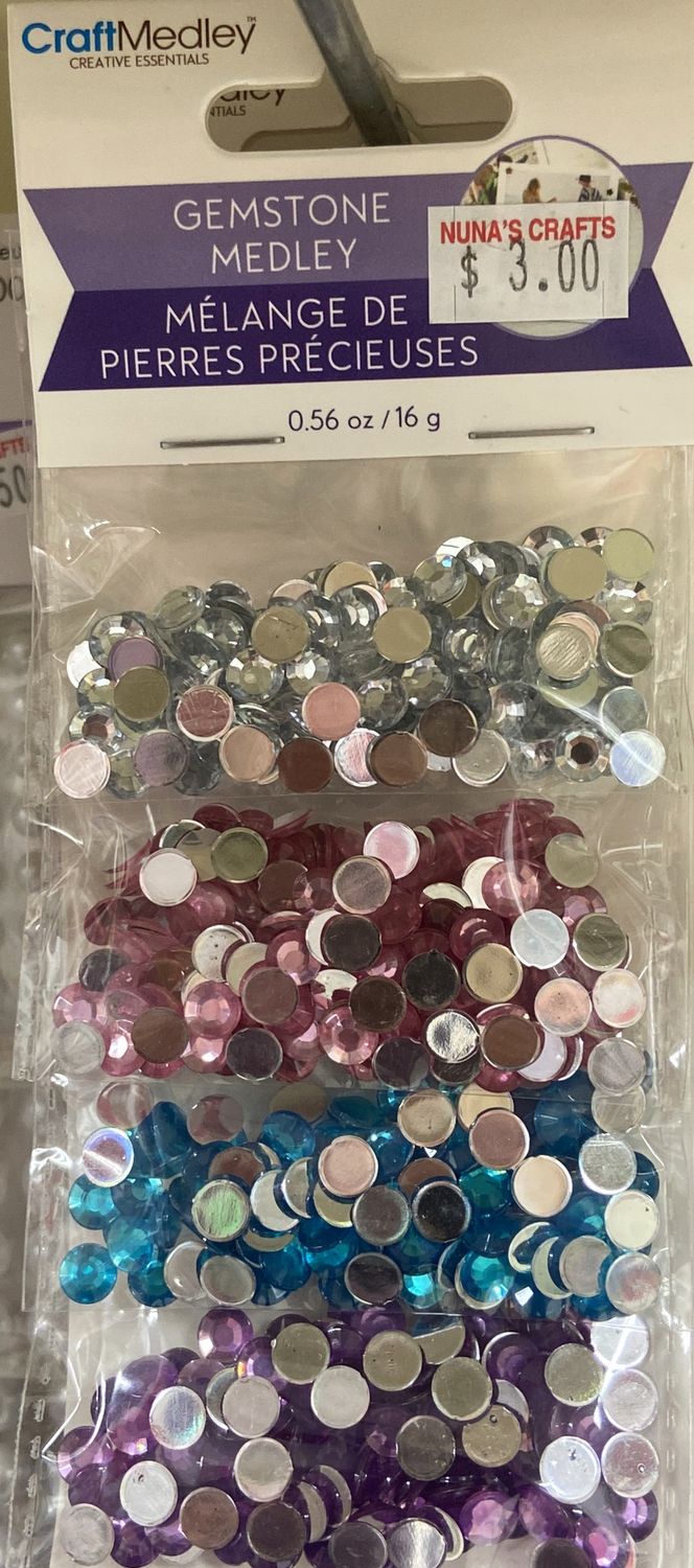 CraftMedley: Round Pastel - Gemstone Medley