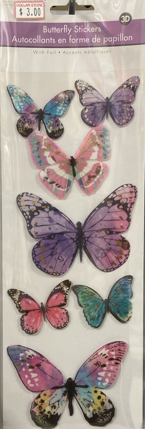 MultiCraft: Style 2 Butterfly Stickers