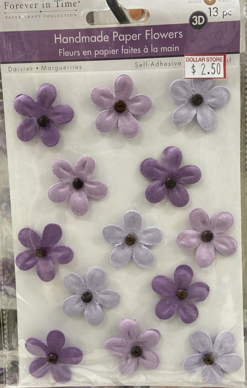 MultiCraft: Purple Handmade Paper Flowers