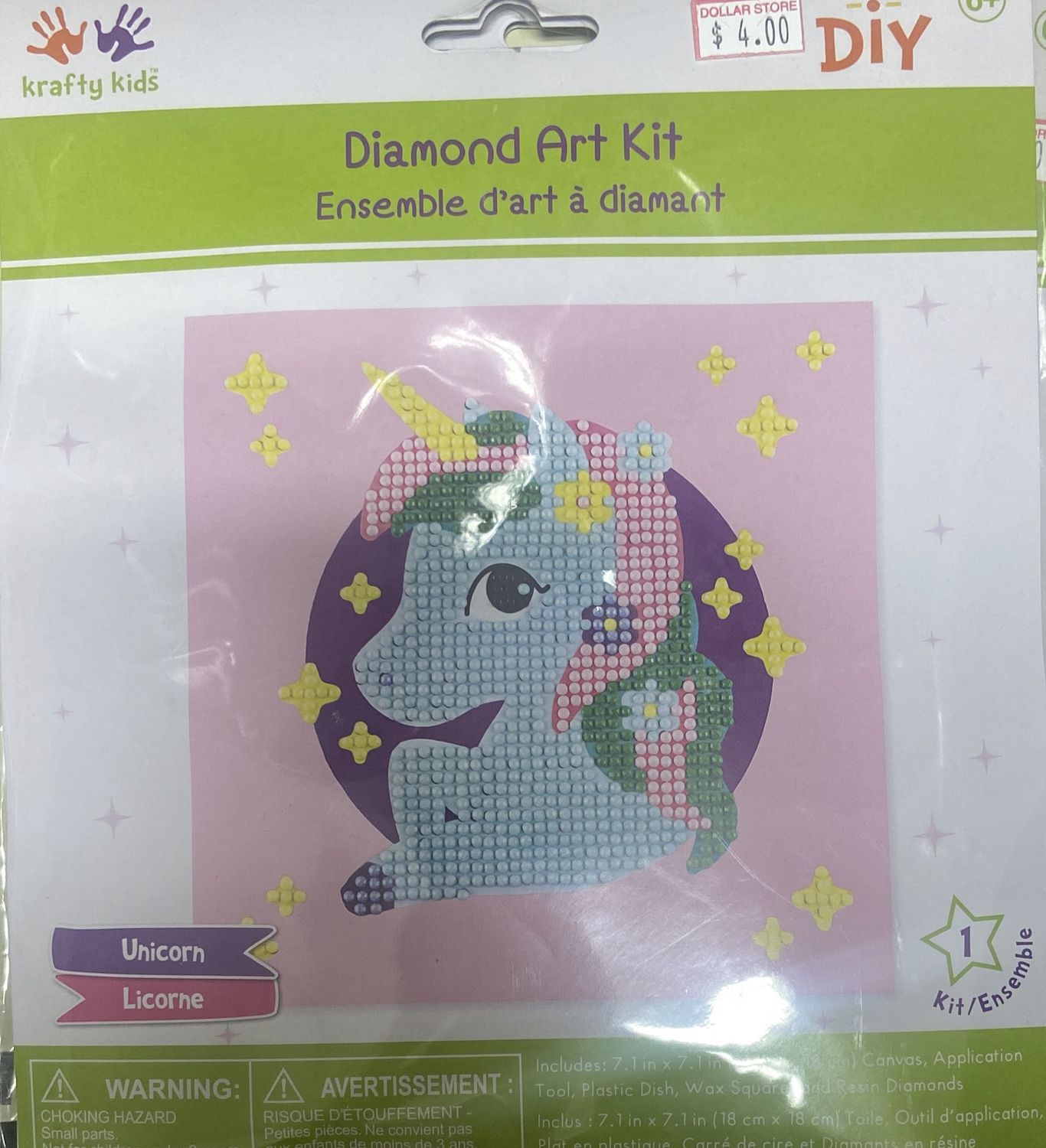 Krafty Kids: Unicorn Diamond Art Kit