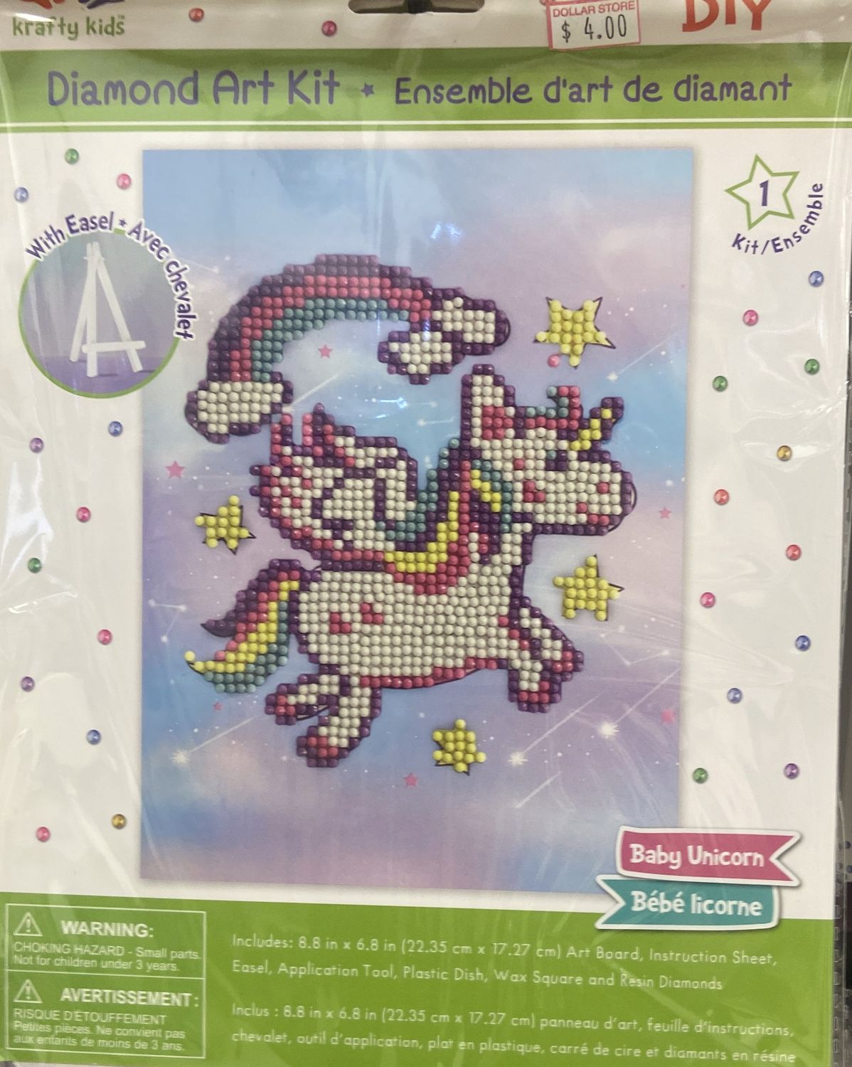 MultiCraft: Baby Unicorn Diamond Art Kit #CK128