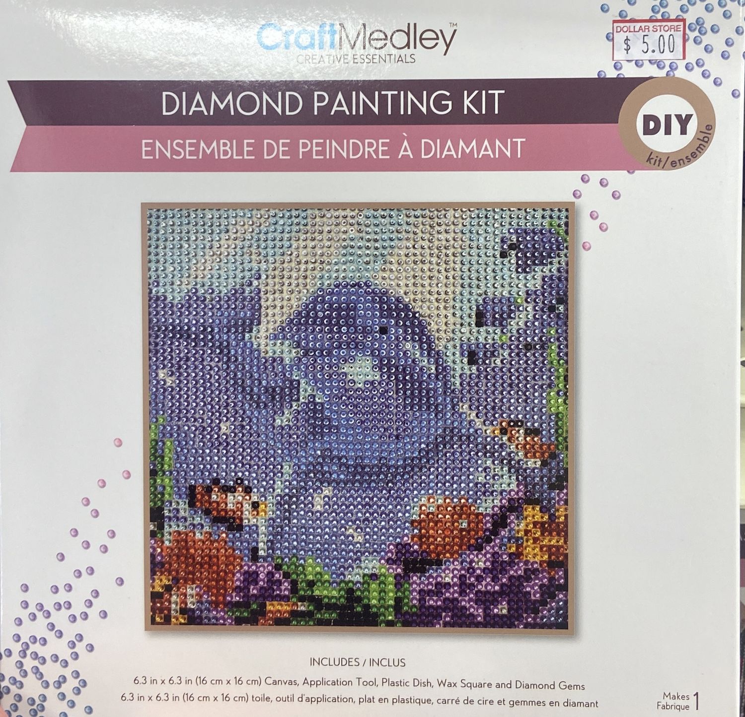 CraftMedley: Dolphin Diamond Painting Kit