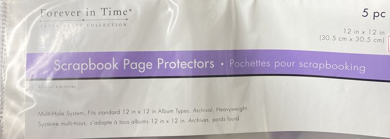 Large Scrapbook Large Protectors