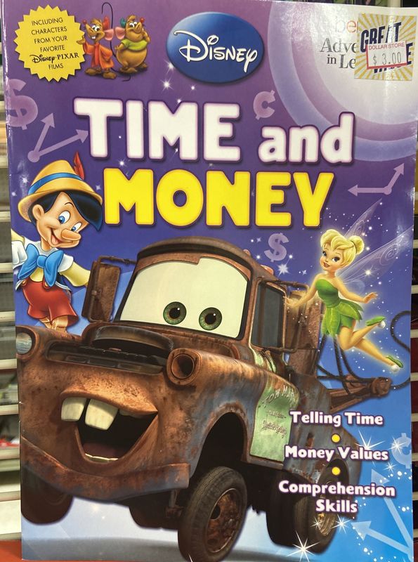 Disney Time and Money Activity Book