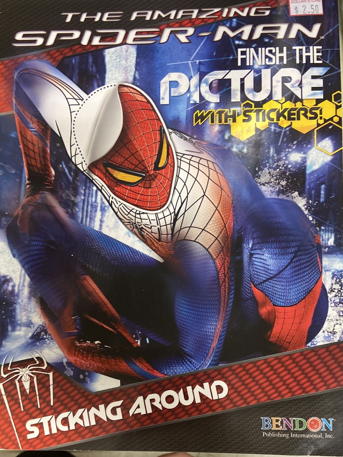 Spider-Man Finish with Stickers Book