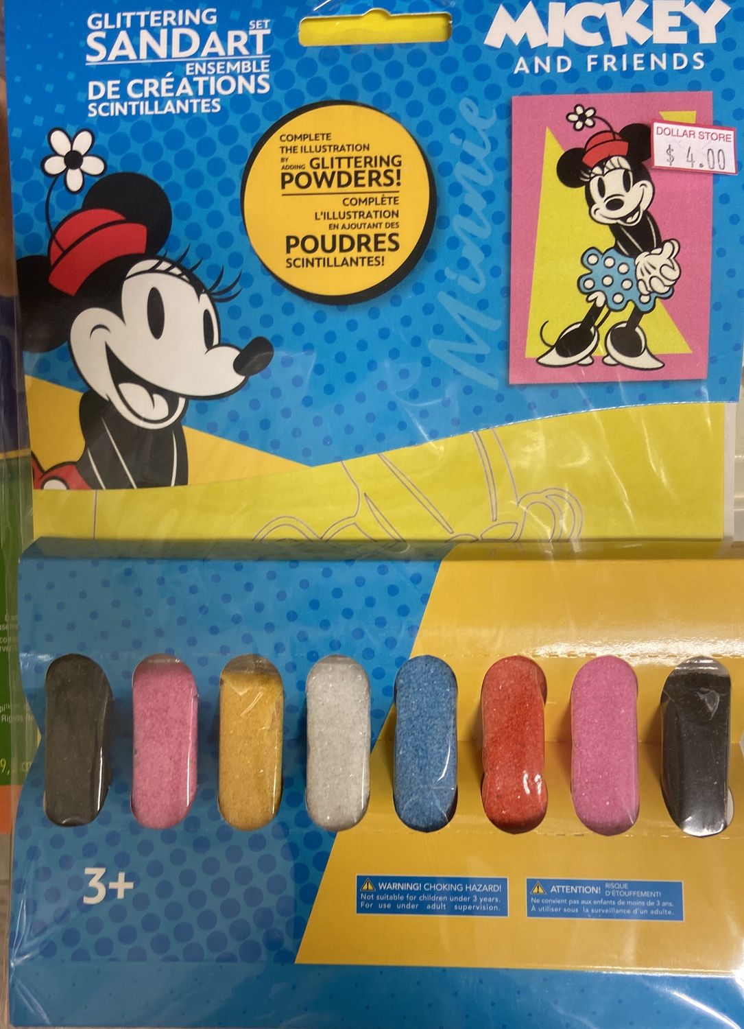 Mickey and Friends Glittering Sandart Set