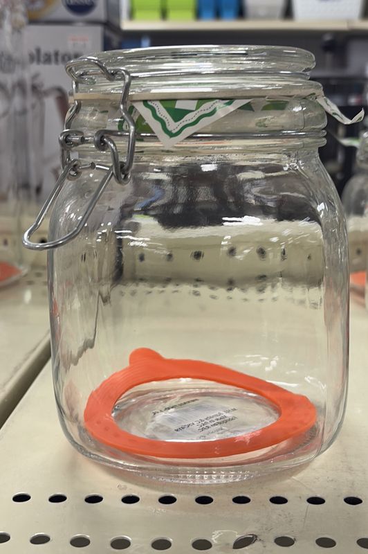 1.0L glass jar