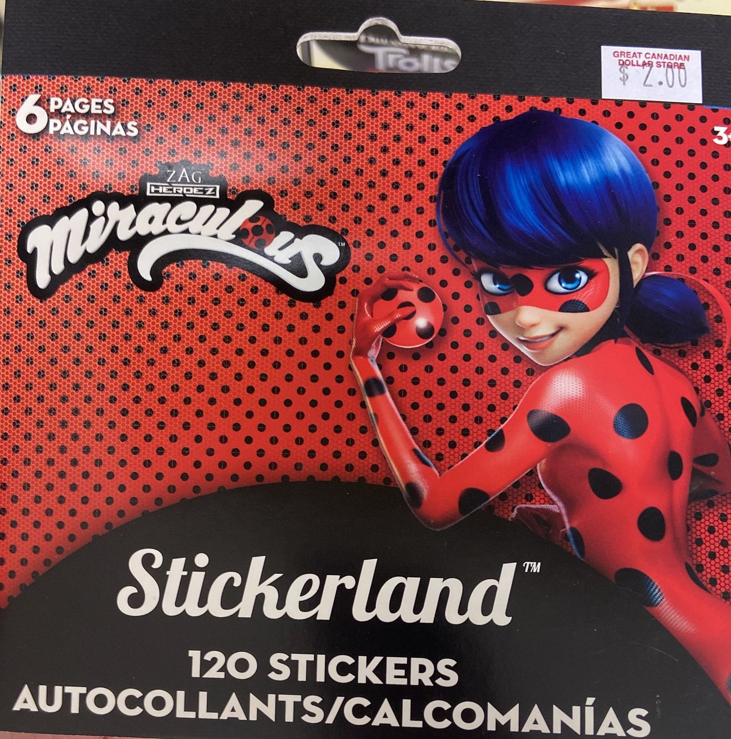 Miraculous Stickerland Book