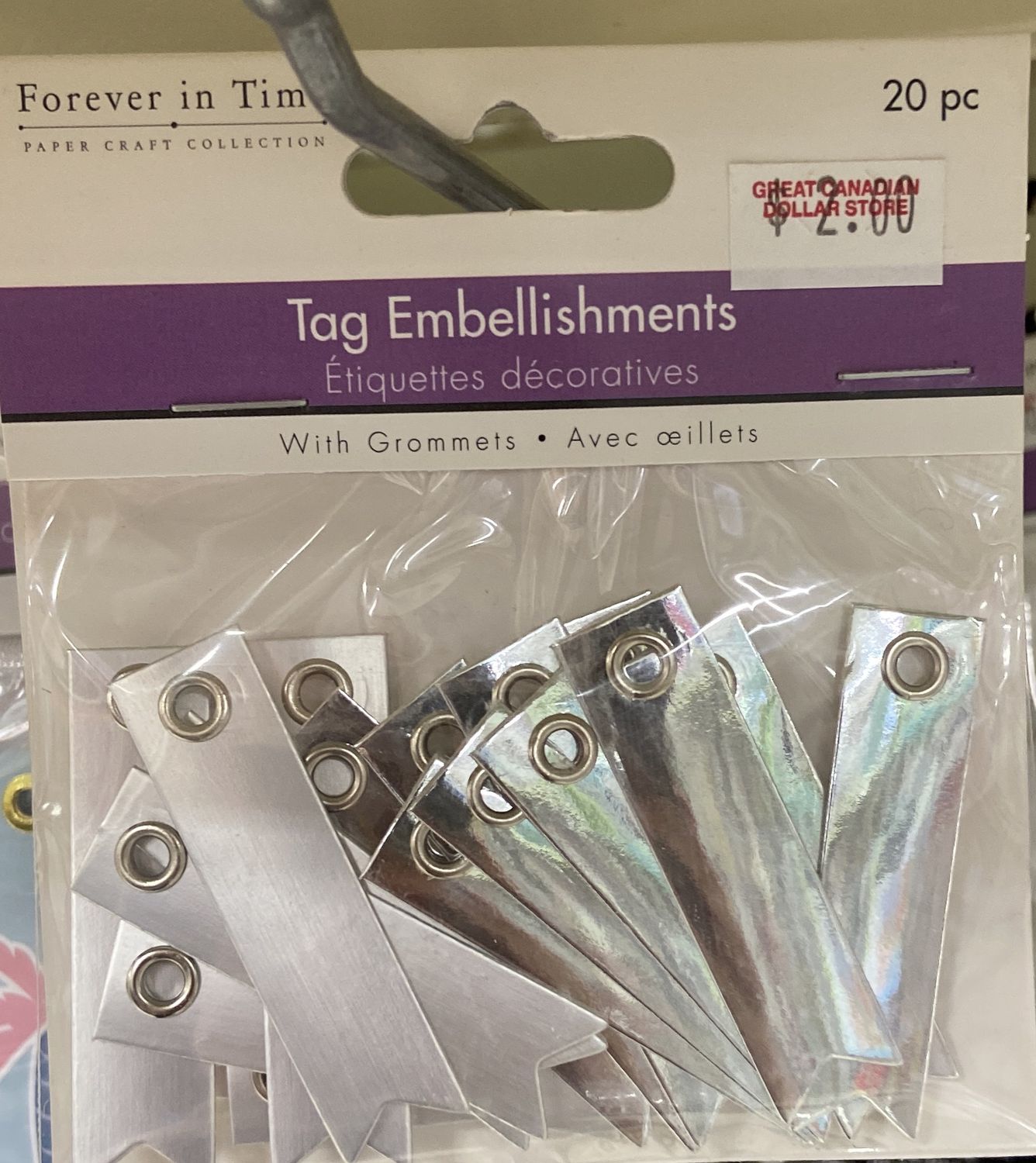 MultiCraft: Platinum Tag Embellishments