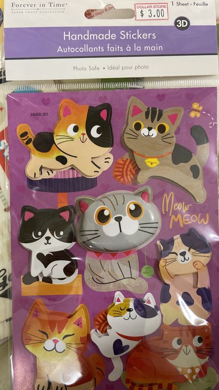 MultiCraft: Meow(Cat) - Handmade Stickers