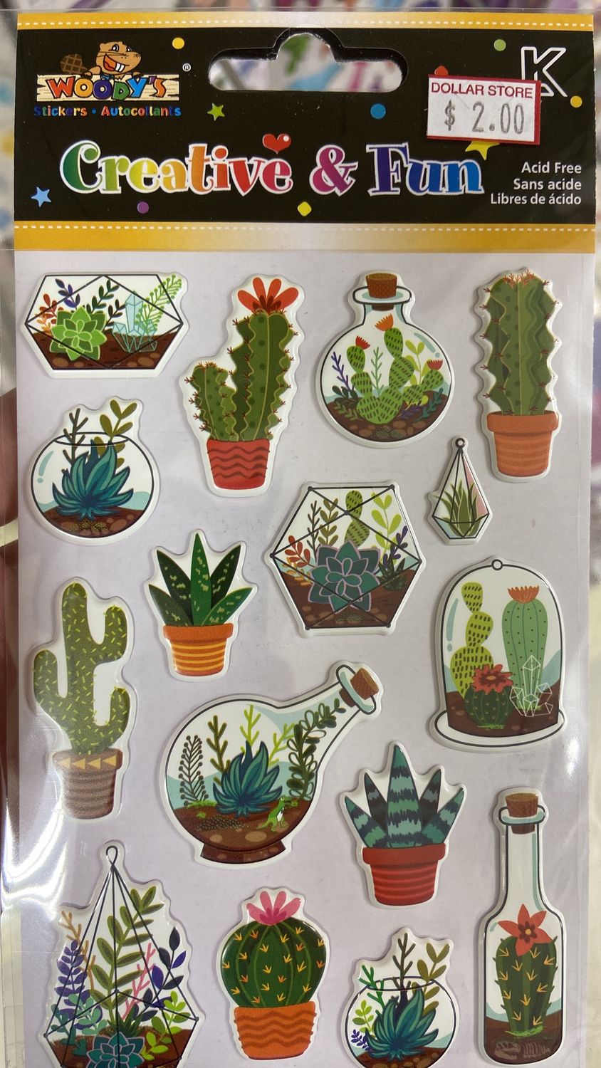 Woodys Stickers: Cactus’