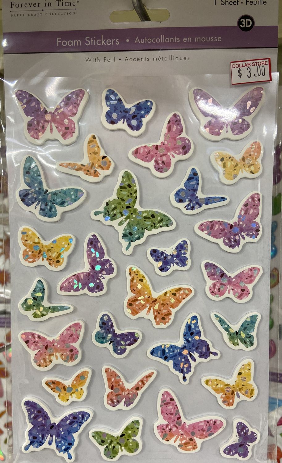 MultiCraft: Butterfly Foam Stickers