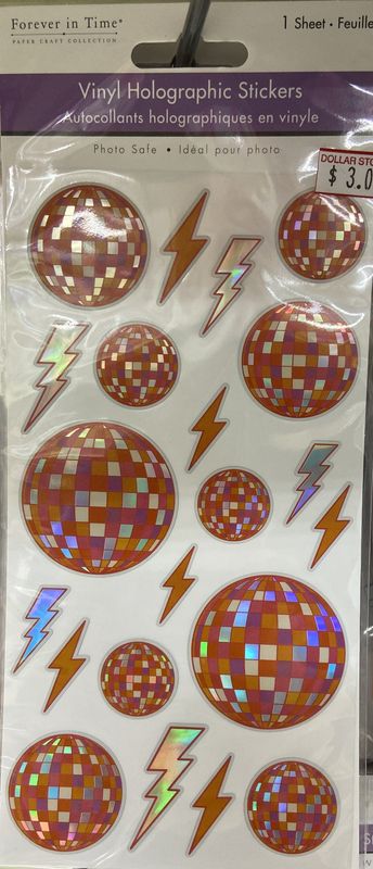 MultiCraft: Disco Ball Vinyl Holographic Stickers