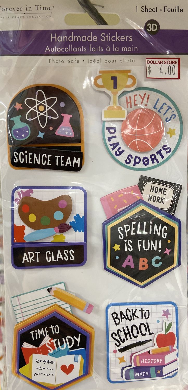 MultiCraft: Back to School Style - Handmade Stickers