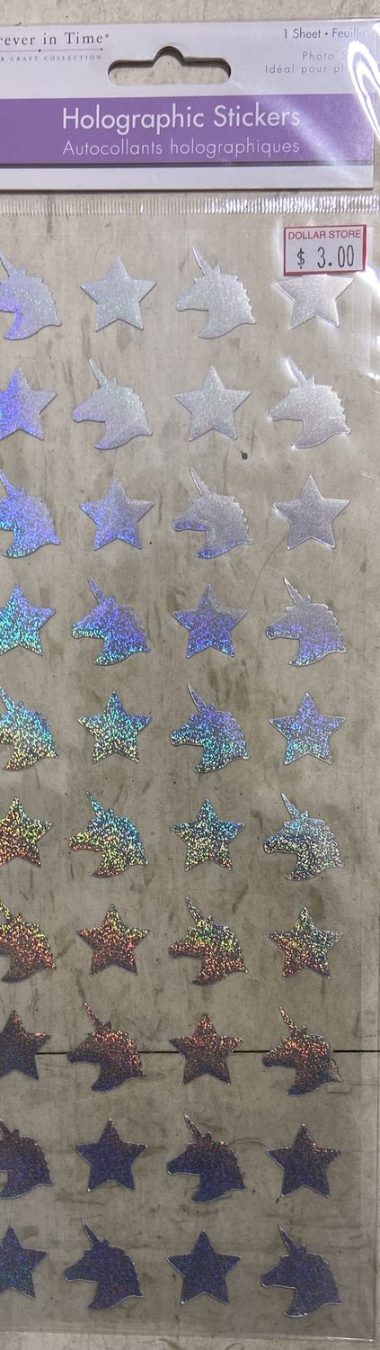 MultiCraft: Unicorn Holographic Stickers