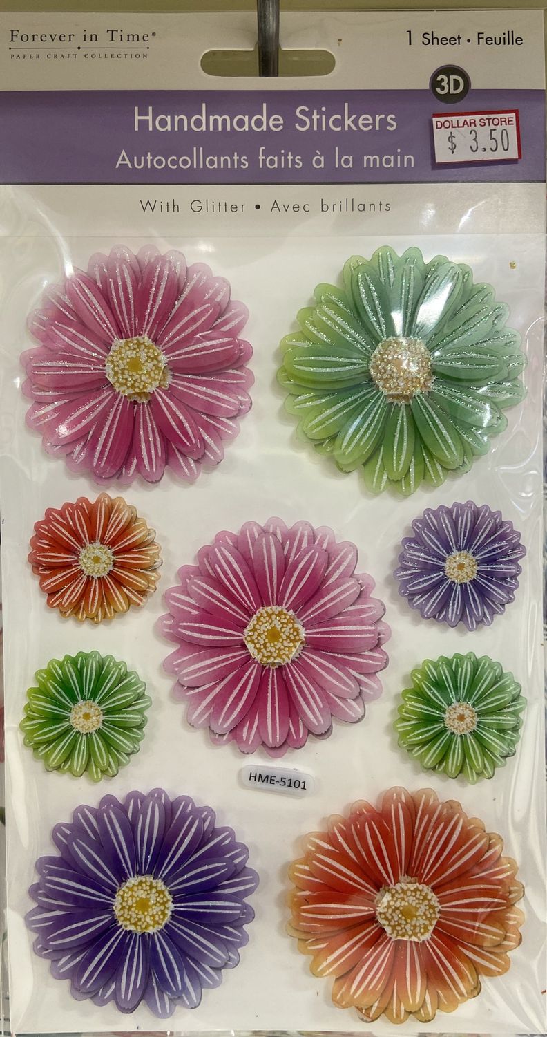 MultiCraft: Gerbera Daisy Handmade Stickers