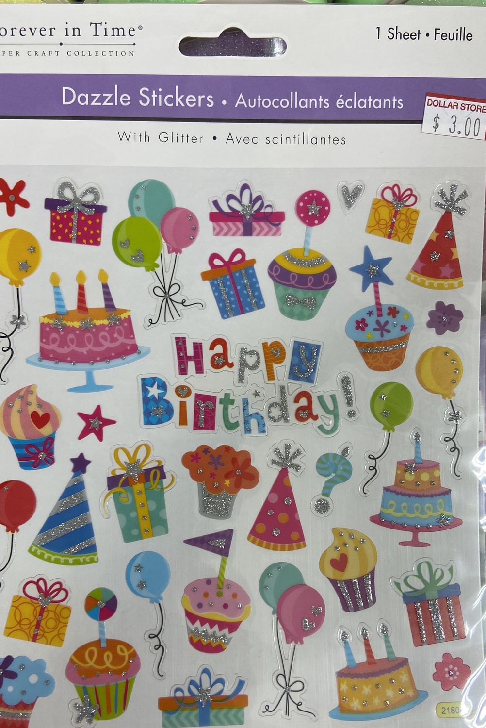 MultiCraft: Happy Birthday Dazzle Stickers