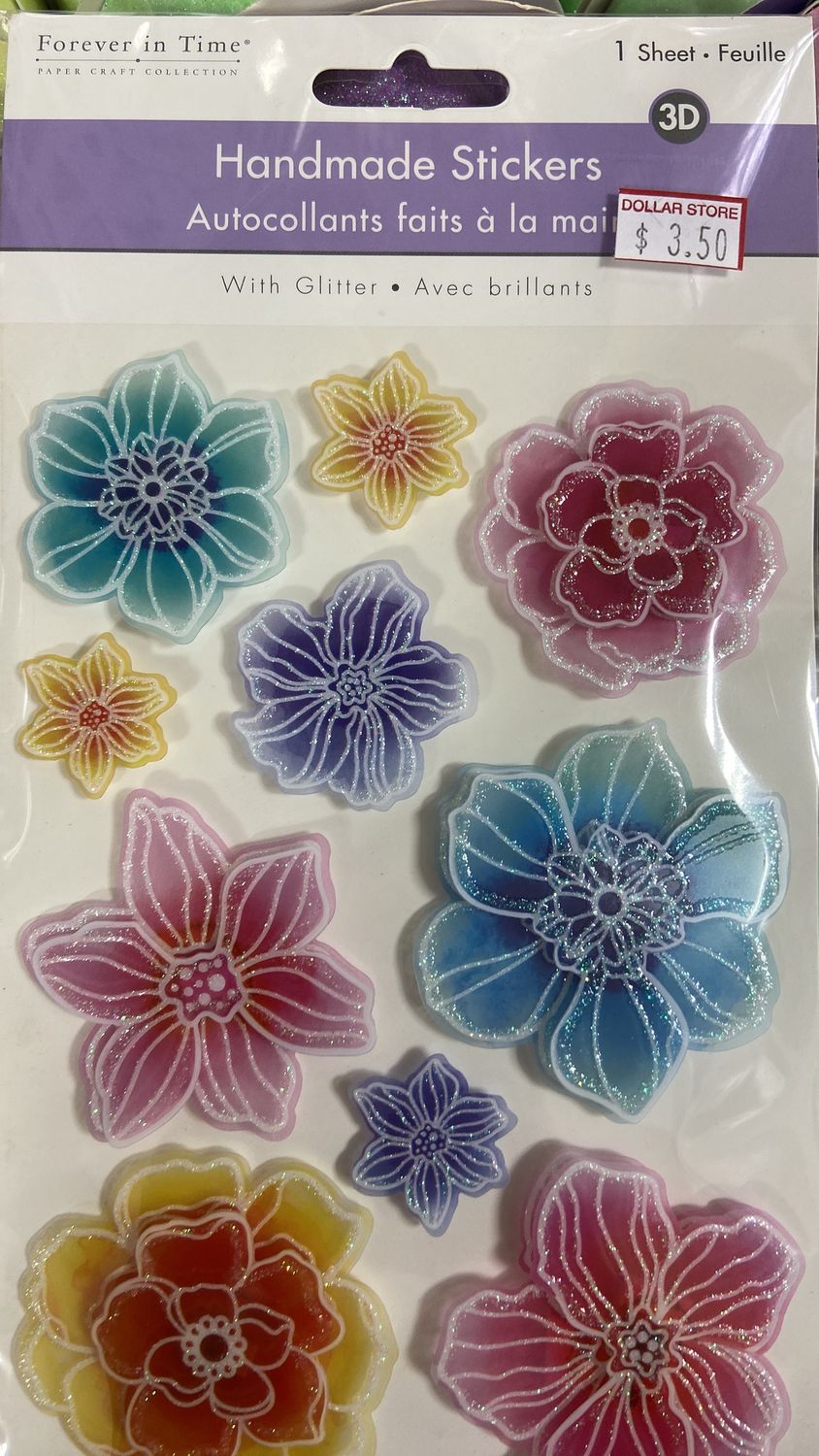 MultiCraft: Flower Handmade Stickers