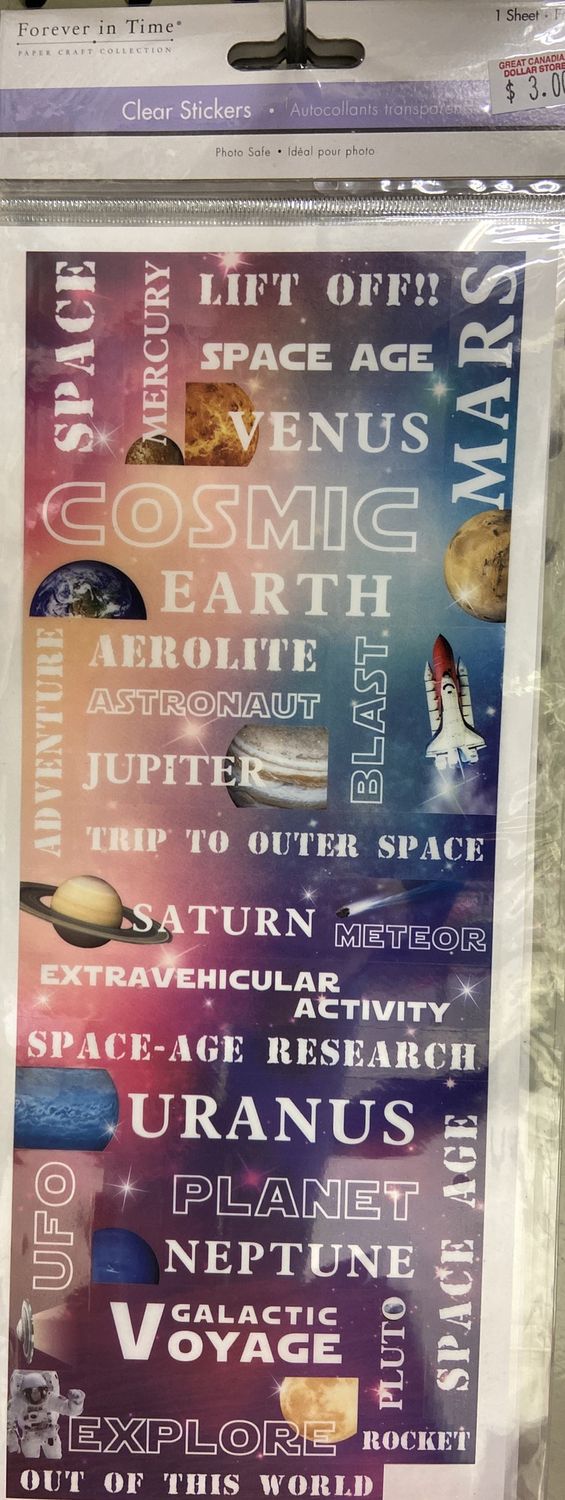 MultiCraft: Outer Space Clear Stickers