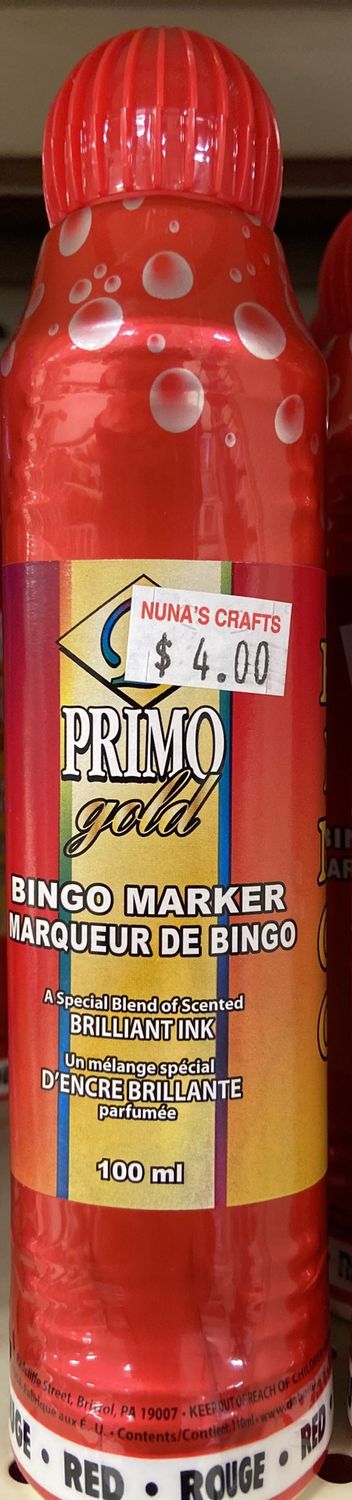 Primo Gold: Red Bingo Marker
