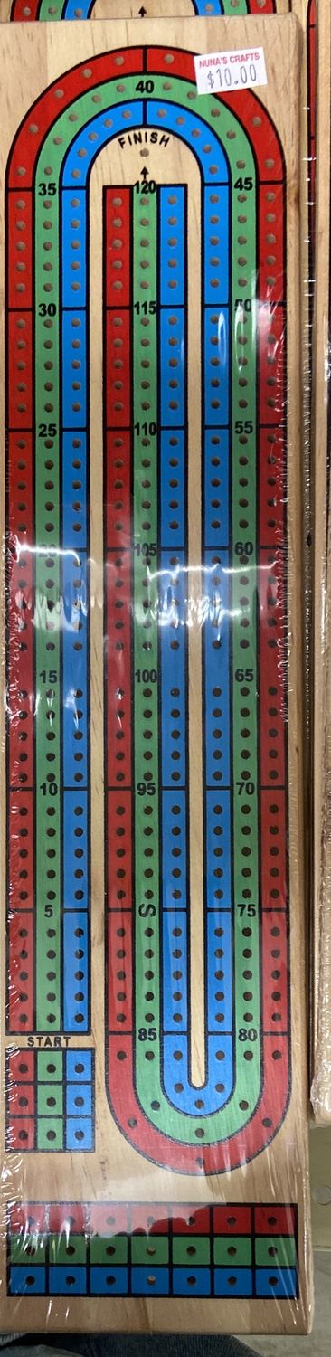 CTG: Wooden Cribbage Board