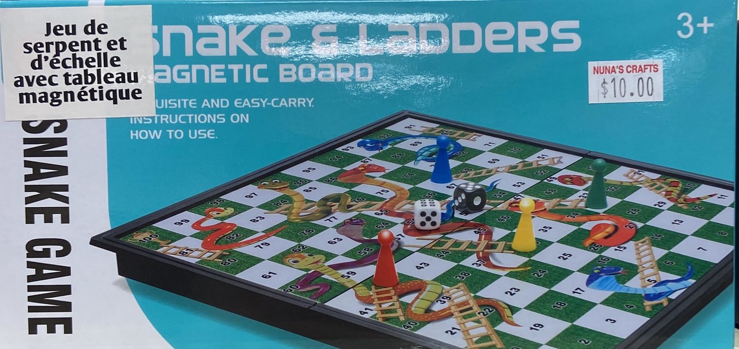 Snakes &amp; Ladders with Magnetic Board