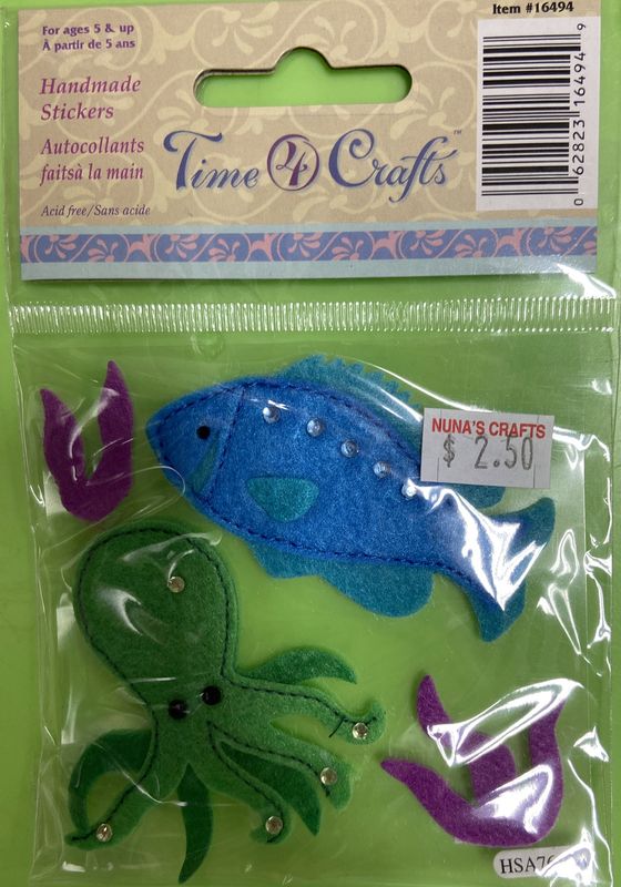 Time 4 Crafts: Sea-life Handmade Stickers