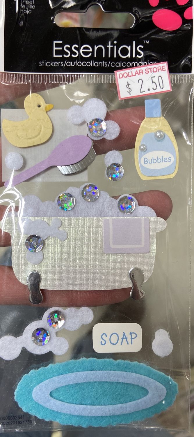 Essentials: Bath Themed Stickers