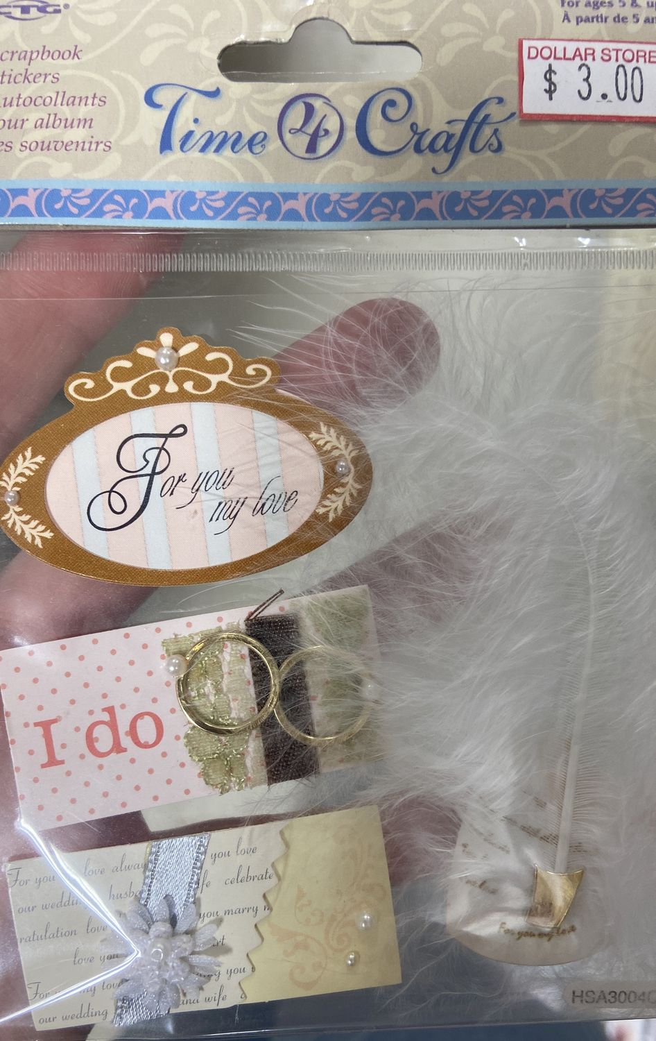 Time 4 Crafts: Asst. Wedding Themed Stickers