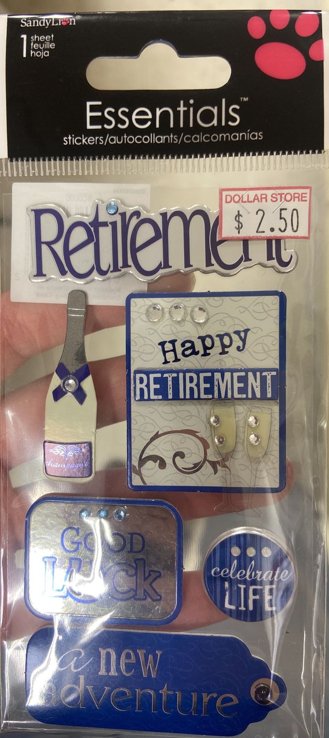 Essentials: Retirement Stickers