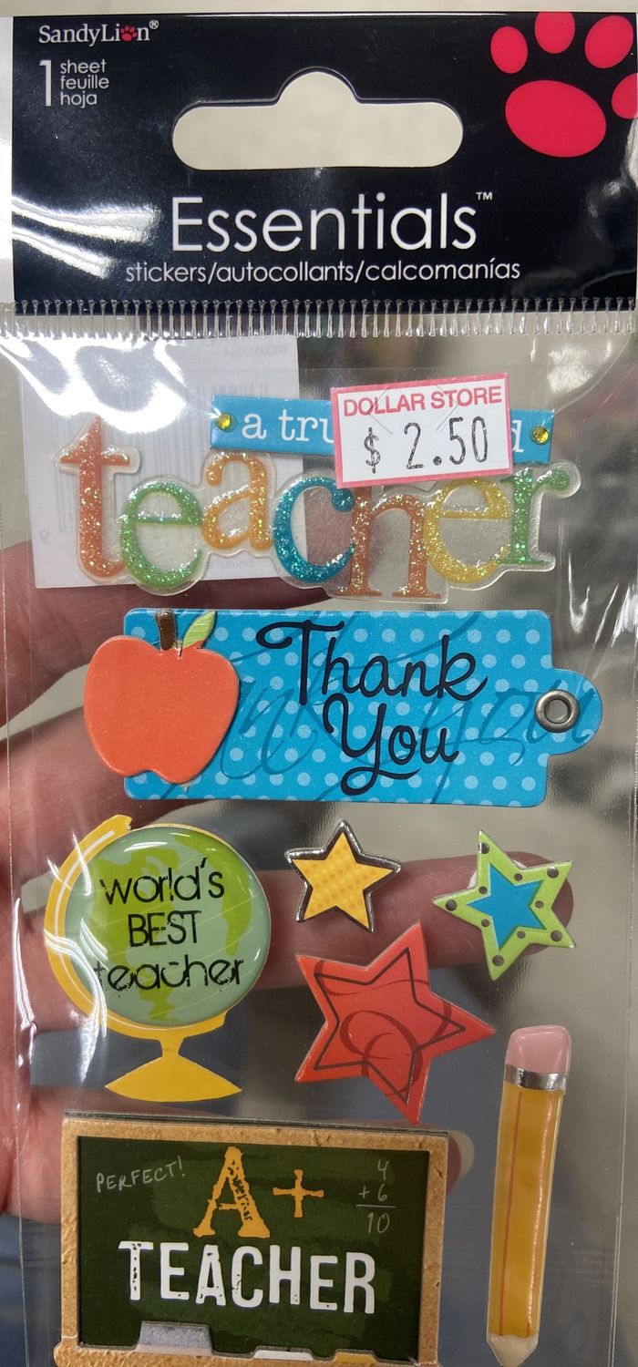 Essentials: Teacher Themed Stickers