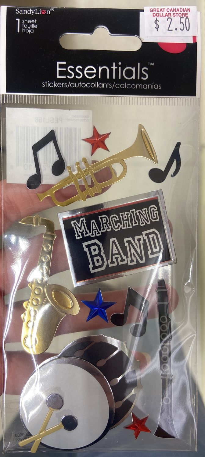 Essentials: Matching Band Themed Stickers