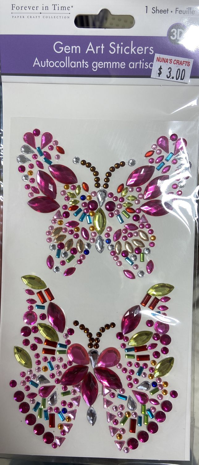 MultiCraft: Butterfly Gem Art Stickers