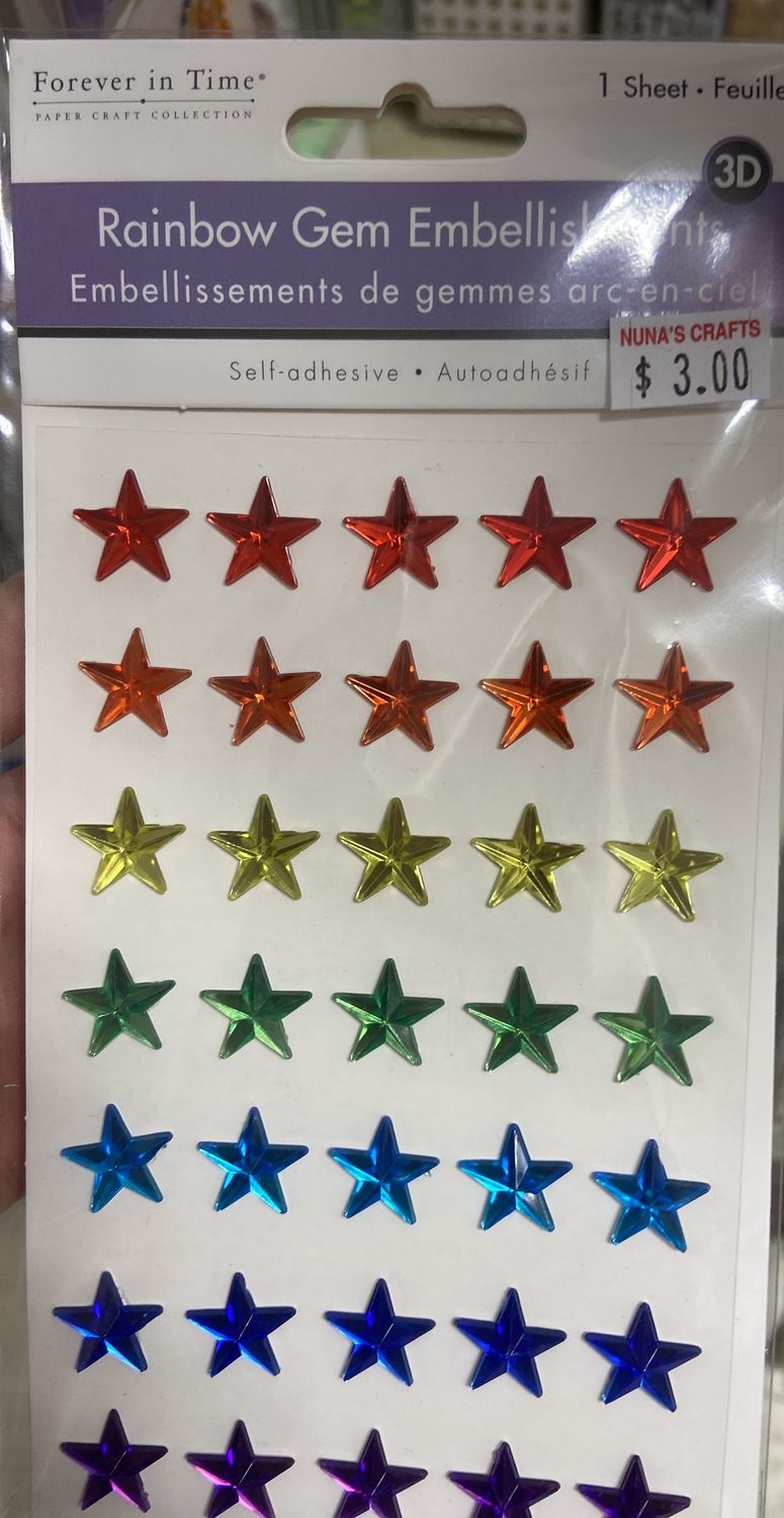 MultiCraft: 3D Rainbow Star Gem Embellishments