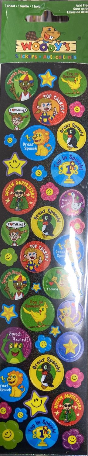 Woodys Stickers: “Speech” Stickers