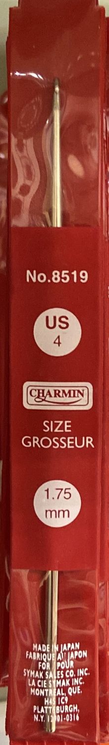 Charmin: US 4 Hook Knitting Needle