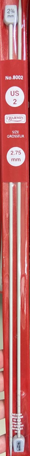 Charmin: US 2 Aluminium Knitting Needles