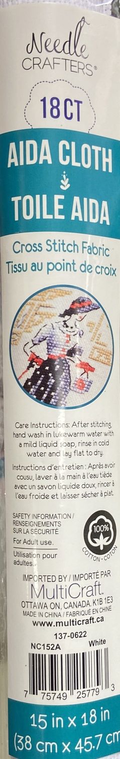 Needle Crafters: 18 CT Aida Cloth